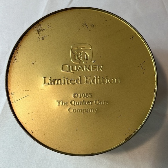 Vintage 1983 Limited Edition Quaker Oats Tin - Picture 2 of 3